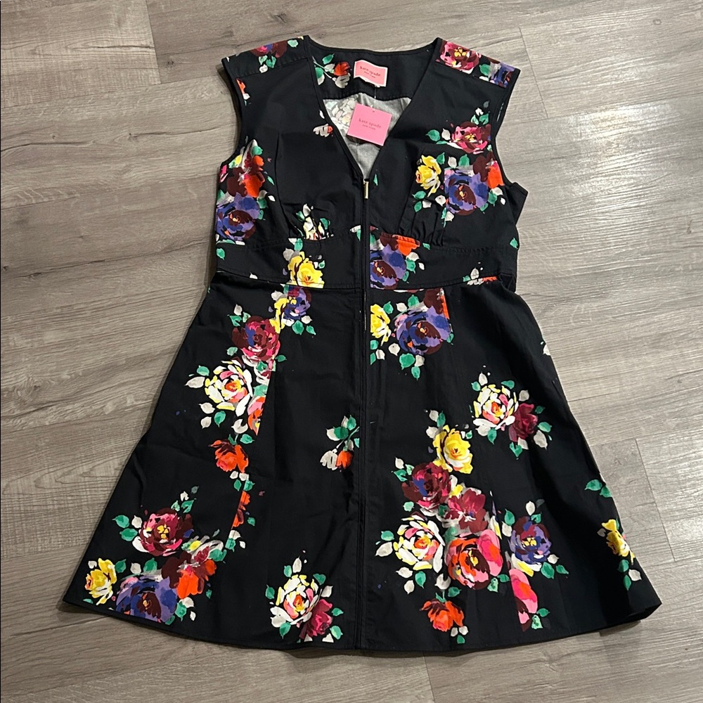KATE SPADE | rare roses poplin dress - Picture 5 of 16